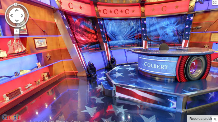 Explore inside ‘The Colbert Report’ with Google
