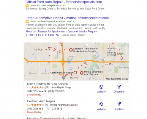 Google Local 3 Pack